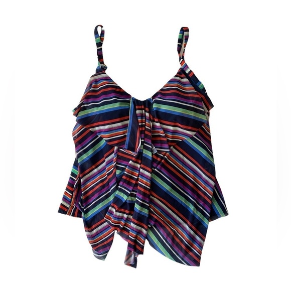 Mazu Swim Tankini Waterfall Swim Top, Medium - Picture 1 of 9